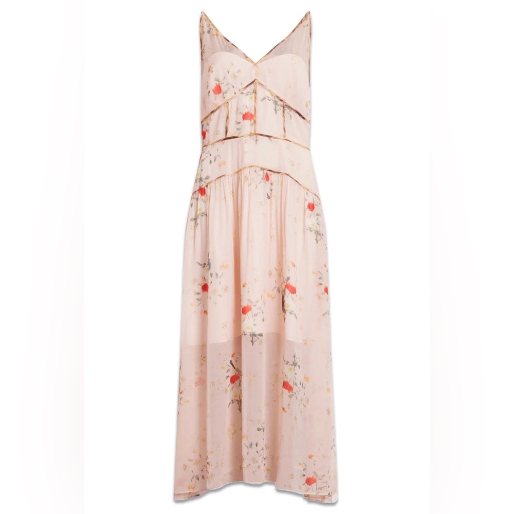 NEW All Saints Pink Floral Dress